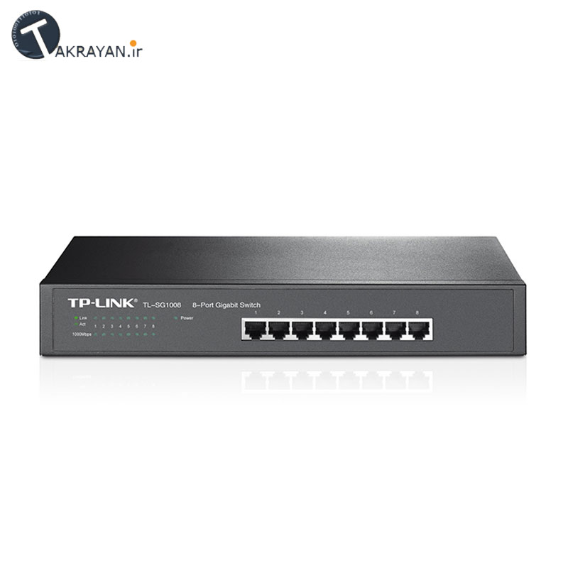 TP-LINK TL-SG1008 8-Port Gigabit Desktop/Rackmount Switch